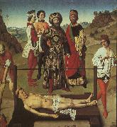 Dieric Bouts The Martyrdom of St.Erasmus oil painting reproduction